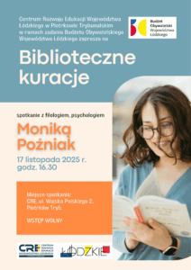 Biblioteczne kuracje. Spotkanie z psycholożką