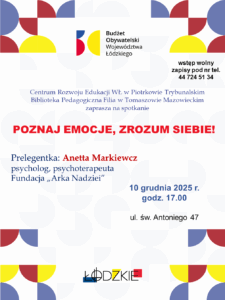Poznaj emocje, zrozum siebie!
