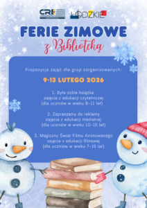 Ferie Zimowe z Biblioteką